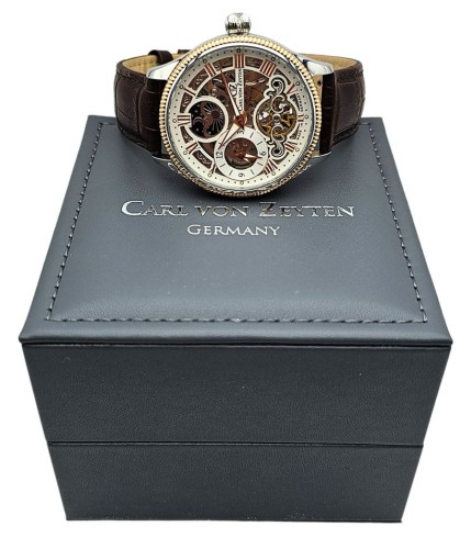 Zegarek Carl von Zeyten Kirnbach Skeleton Automatic CVZ0034RWHS