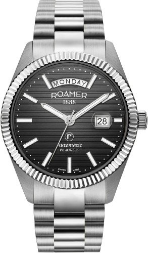 Zegarek ROAMER PRIMELINE DAYDATE II 981666.41.85.50 (981666418550)