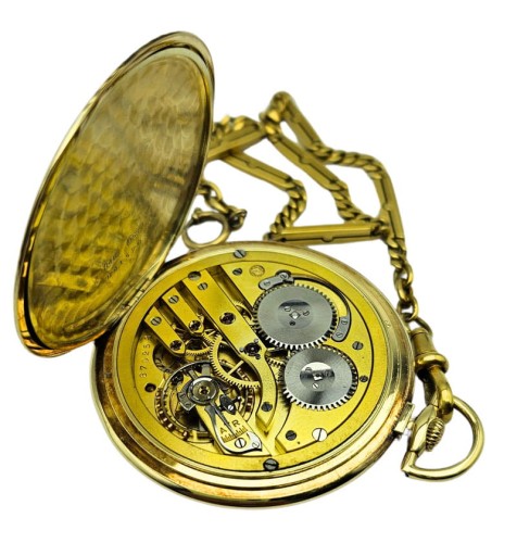 Używany, złoty zegarek kieszonkowy IWC schaffhausen