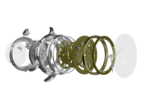 Zegarek Aviator Douglas Day Date 41 Automatic LIMITED EDITION V.3.35.0.278.4 (V33502784)