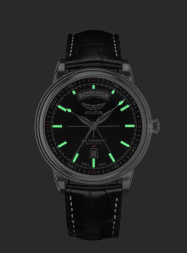 Zegarek Aviator Douglas Day Date V.3.20.0.142.4 (V32001424)