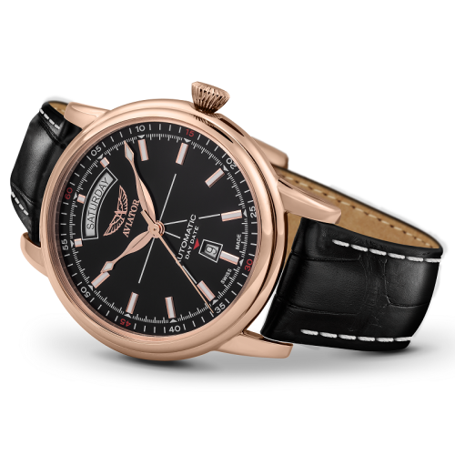 Zegarek Aviator Douglas Day Date V.3.20.2.146.4 (V32021464)