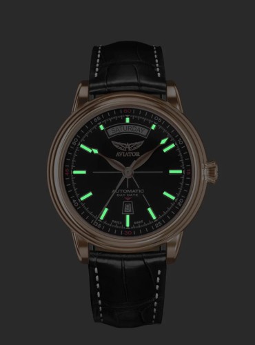 Zegarek Aviator Douglas Day Date V.3.20.2.146.4 (V32021464)
