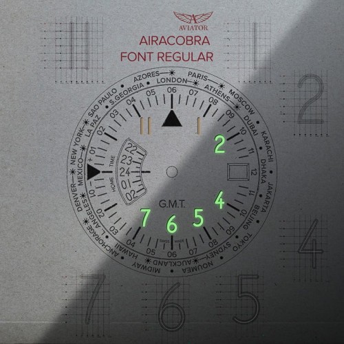 Zegarek Aviator Airacobra GMT V.1.37.0.307.5 (V13703075)