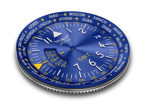 Zegarek Aviator Airacobra GMT V.1.37.0.308.4 (V13703084)