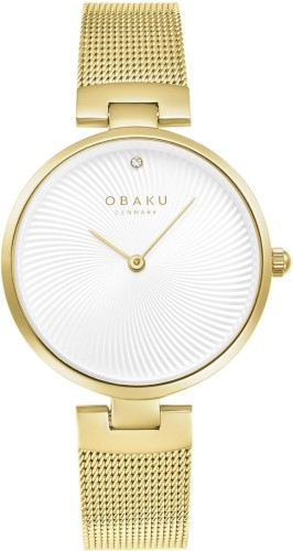 Zegarek Obaku Denmark Diamant - Steel V256LXGIMG