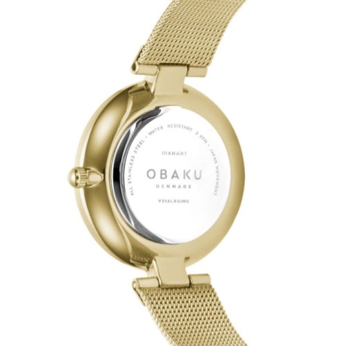 Zegarek Obaku Denmark Diamant - Steel V256LXGIMG
