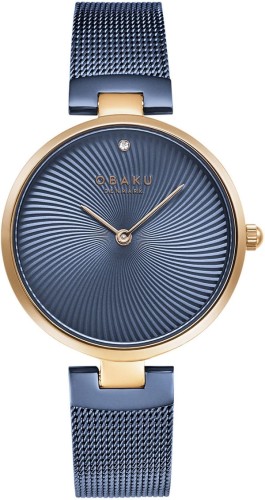 Zegarek Obaku Denmark Diamant - Steel V256LXVLML