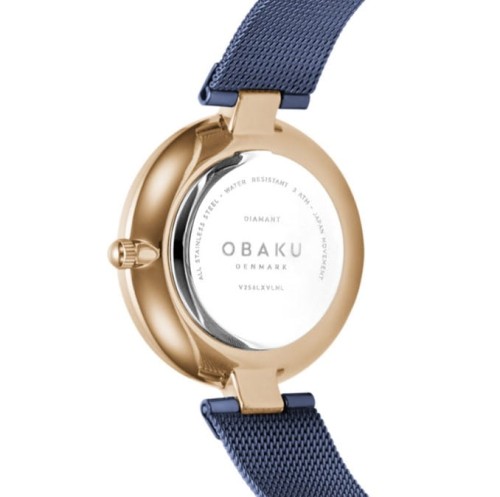 Zegarek Obaku Denmark Diamant - Steel V256LXVLML