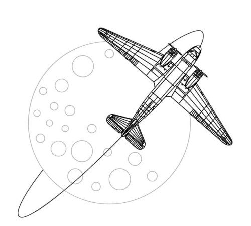 Zegarek Aviator  Douglas Moonflight V.1.33.2.251.4 (V13322514)