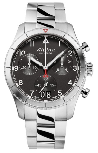 Zegarek ALPINA STARTIMER PILOT QUARTZ CHRONOGRAPH BIG DATE AL-372BW4S26B (AL372BW4S26B)