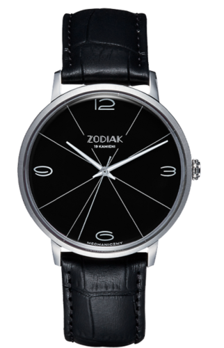 Zegarek Błonie Zodiak Mechaniczny Czarny 5TD124 (5905326213262)