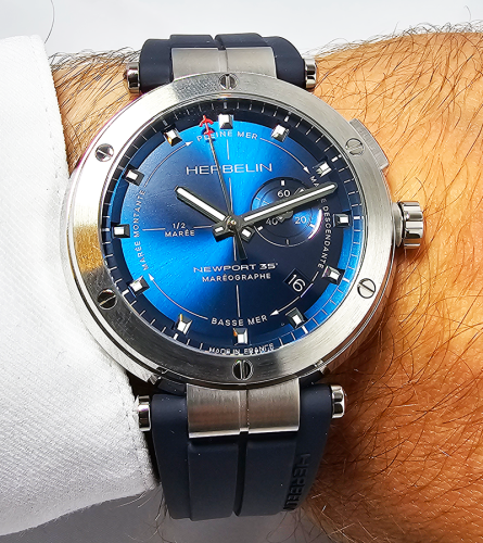 Zegarek Herbelin Newport Mareographh 35th Anniversary 24688A15CB (24688/A15CB)