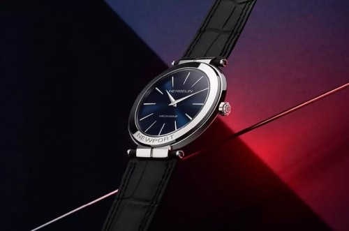 Zegarek Herbelin Newport Slim Mechanical 1222AP15 (1222/AP15 )