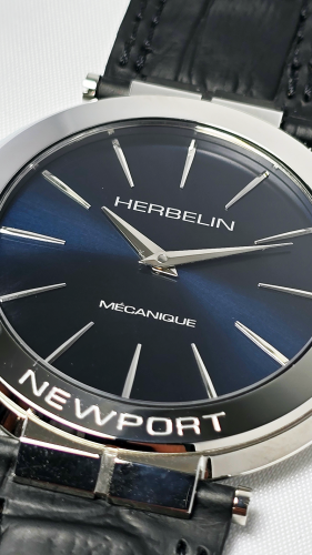Zegarek Herbelin Newport Slim Mechanical 1222AP15 (1222/AP15 )