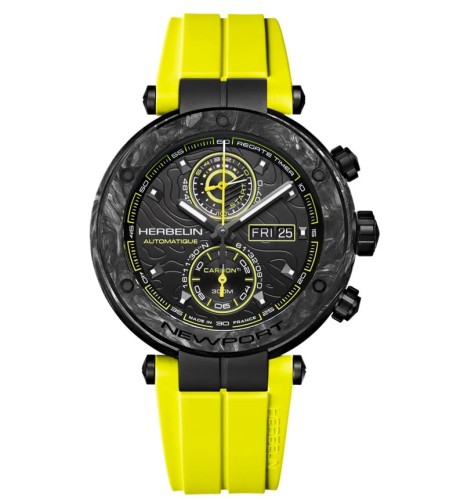 Zegarek Herbelin Newport Carbon Titanium 288CTN14CY Limited Edition + Rotomat WOLF