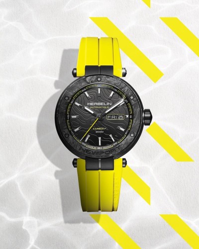 Zegarek Herbelin Newport Carbon Titanium 288CTN14CY Limited Edition + Rotomat WOLF