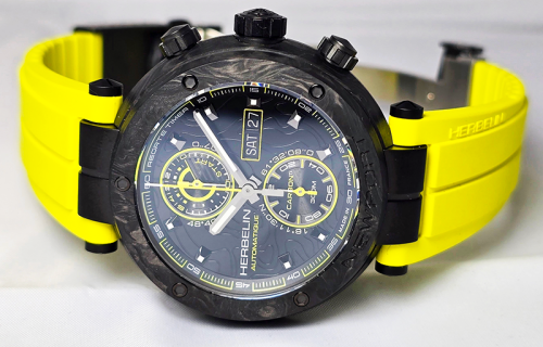 Zegarek Herbelin Newport Carbon Titanium 288CTN14CY Limited Edition + Rotomat WOLF