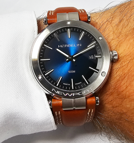 Zegarek Herbelin Newport 12288A15GD (12288/A15GD)