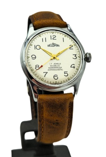 Zegarek DELBANA z lat 50-tych STAN BDB  W7