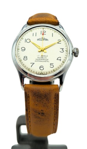 Zegarek DELBANA z lat 50-tych STAN BDB  W7