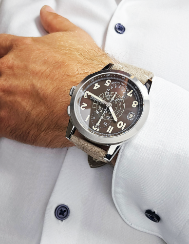 Zegarek Eberhard Nuvolari Legend 31138.02 CP (3113802CP)