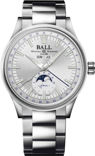 Zegarek Ball Engineer II Moon Calendar Limited Edition NM3016C-S1J-SL (NM3016CS1JSL)