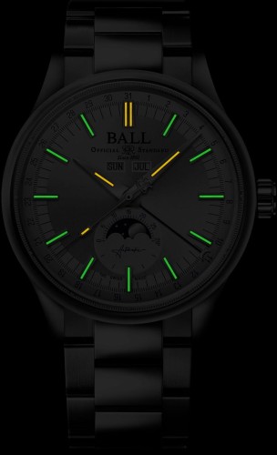 Zegarek Ball Engineer II Moon Calendar Limited Edition NM3016C-S1J-SL (NM3016CS1JSL)