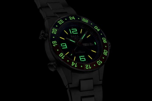 Zegarek Ball Roadmaster Marine GMT Titanium DG3030B-S4C-BK (DG3030BS4CBK)