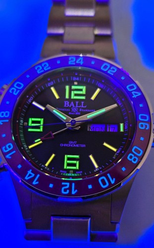 Zegarek Ball Roadmaster Marine GMT Titanium DG3030B-S4C-BK (DG3030BS4CBK)