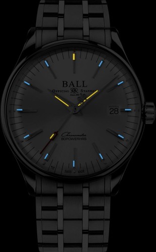 Zegarek Ball Trainmaster Manufacture 80 Hours NM3280D-S1CJ-SL (NM3280DS1CJSL)