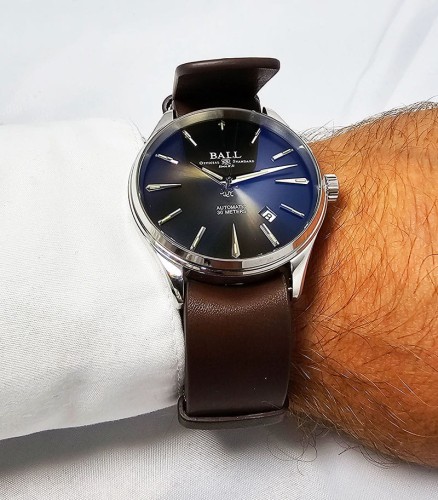 Zegarek Ball Trainmaster Legend NM9080D-L1J-BK (NM9080DL1JBK)