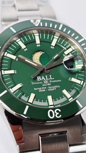 Zegarek Ball Roadmaster Challenger Moonphase DM3130B-S13J-GR (DM3130BS13JGR)