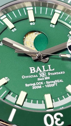 Zegarek Ball Roadmaster Challenger Moonphase DM3130B-S13J-GR (DM3130BS13JGR)