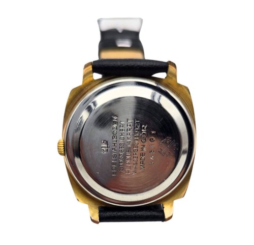 Pozłacany używany zegarek GLASHUTTE SPEZIMATIC 26 rubis