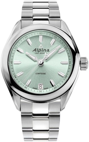 Zegarek Alpina Comtesse Quartz Lady AL-240LGR2C6B (AL240LGR2C6B)