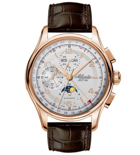 Zegarek Atlantic Worldmaster Moonphase 52851.44.25 Limited Edition 528514425