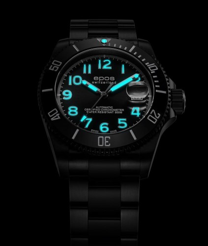 Zegarek Epos 3504 Sportive Diver Titanium COSC Limited Edition 3504.138.85.35.95 (3504138853595)