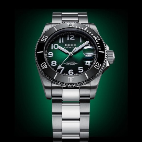 Zegarek Epos Sportive Diver Titanium 3504.131.80.33.90 (3504131803390)
