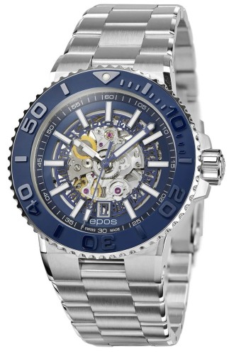 Zegarek Epos 3441 Sportive Diver Automatic Skeleton 3441.135.26.16.30 (3441135261630)
