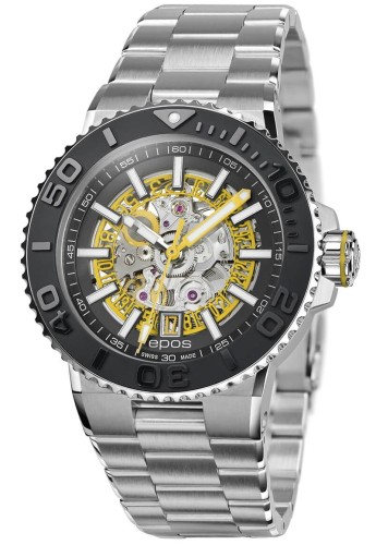 Zegarek Epos 3441 Sportive Diver Automatic Skeleton 3441.135.20.15.30 (3441135201530)
