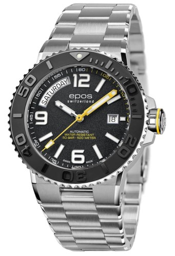 Zegarek Epos Sportive 3441 Diver Day Date 3441.142.20.95.30 (3441142209530)