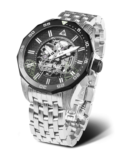 Zegarek Vostok Europe Gelezinis Vilkas Skeleton Automatic Limited Edition NH72-225E764 (NH72225E764)