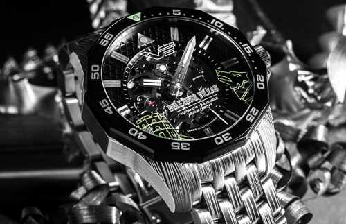 Zegarek Vostok Europe Gelezinis Vilkas Skeleton Automatic Limited Edition NH72-225E764 (NH72225E764)
