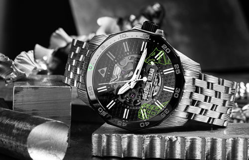 Zegarek Vostok Europe Gelezinis Vilkas Skeleton Automatic Limited Edition NH72-225E764 (NH72225E764)