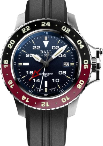 Zegarek Ball Engineer Hydrocarbon AeroGMT II DG2018C-P3C-BE (DG2018CP3CBE)