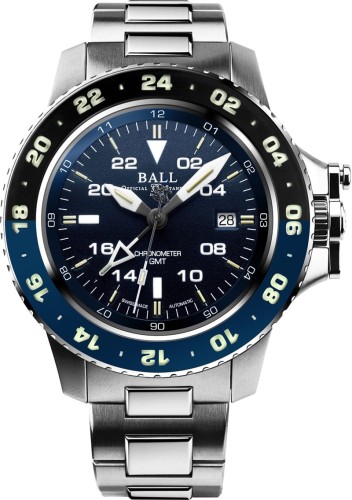 Zegarek Ball Engineer Hydrocarbon AeroGMT II DG2018C-S10C-BE (DG2018CS10CBE)