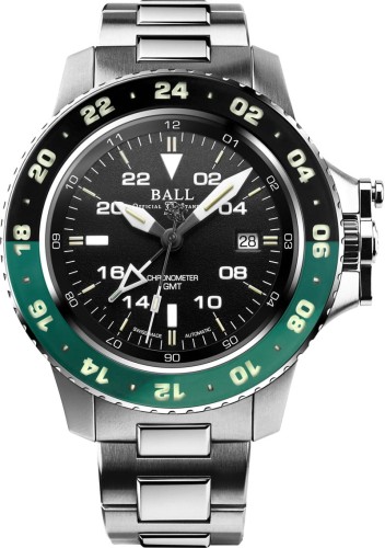 Zegarek Ball Engineer Hydrocarbon AeroGMT II DG2018C-S11C-BK (DG2018CS11CBK)