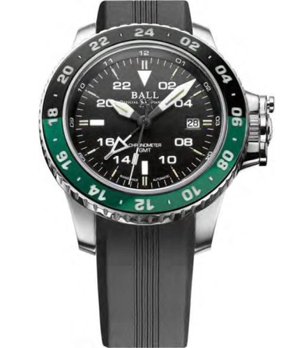 Zegarek Ball Engineer Hydrocarbon AeroGMT II DG2018C-P11C-BK (DG2018CP11CBK)