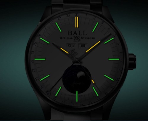 Zegarek Ball Engineer II Moon Calendar Limited Edition NM3016C-S1J-WH (NM3016CS1JWH)